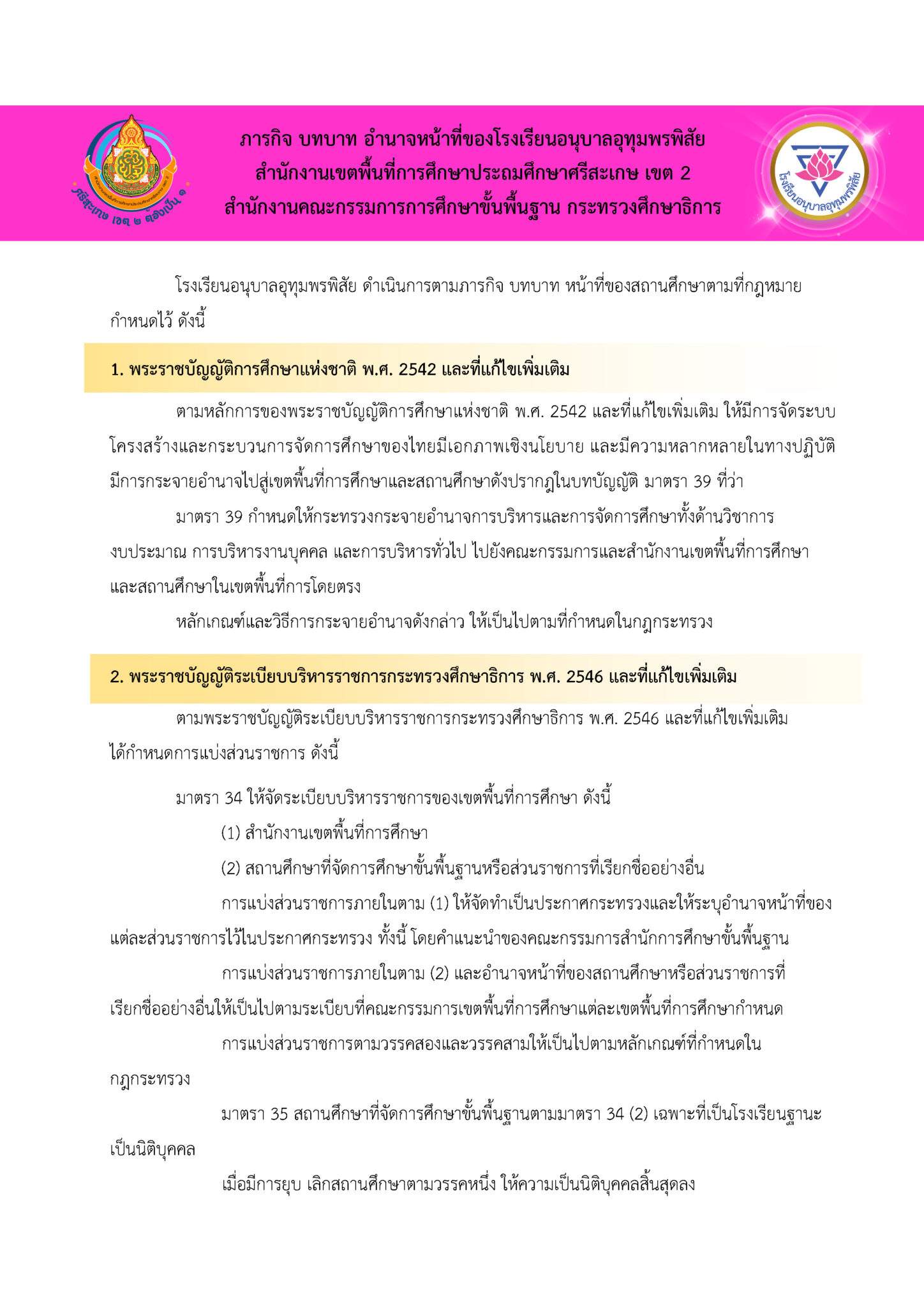 O01-3 ภารกิจ บทบาท อำนาจหน้าที่ของโรงเรียนอนุบาลอุทุมพรพิสัย_Page_1